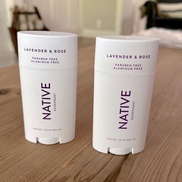 2 Native Deodorant’s Lavender & Rose scent NEW never used 2.65 OZ - Picture 1 of 4